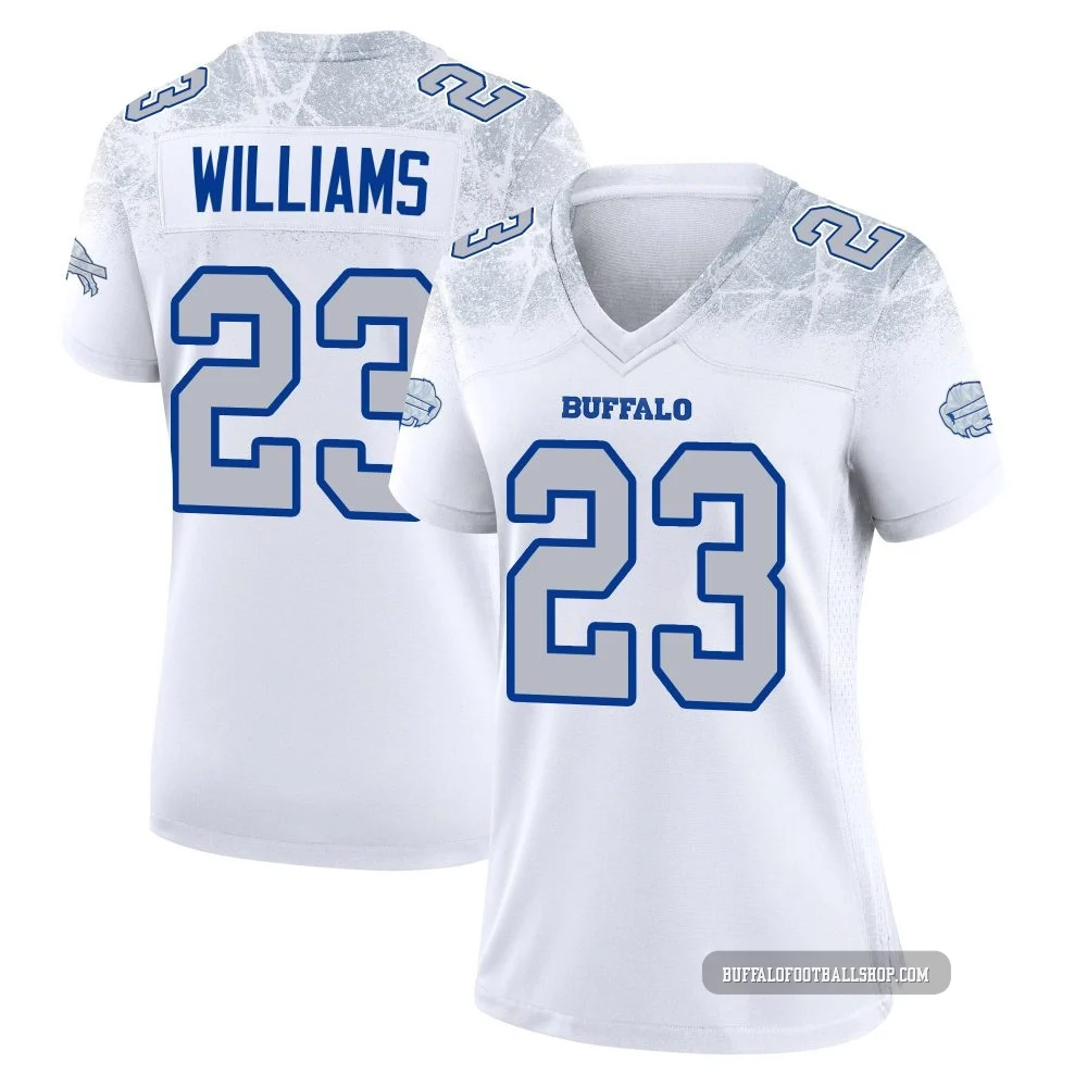 Aaron Williams ＃23 Buffalo Bills Game White Women's 2025 Rivalries Collection Jersey