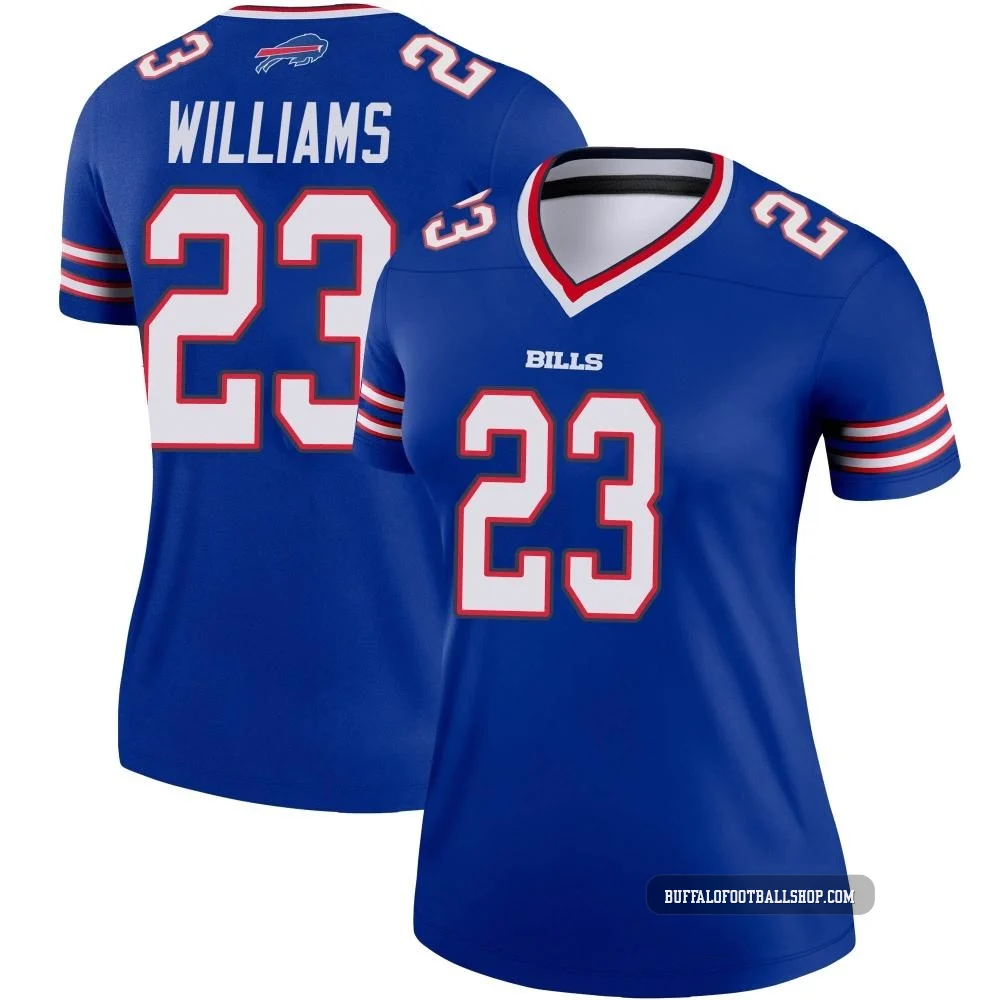 Aaron Williams ＃23 Buffalo Bills Legend Royal Women's Jersey