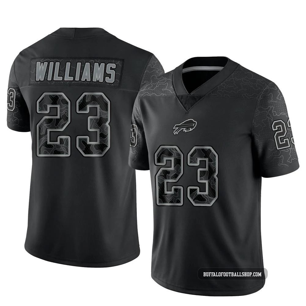 Aaron Williams ＃23 Buffalo Bills Limited Black Youth Reflective Jersey