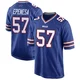 AJ Epenesa ＃57 Buffalo Bills Game Royal Blue Youth Team Color Jersey