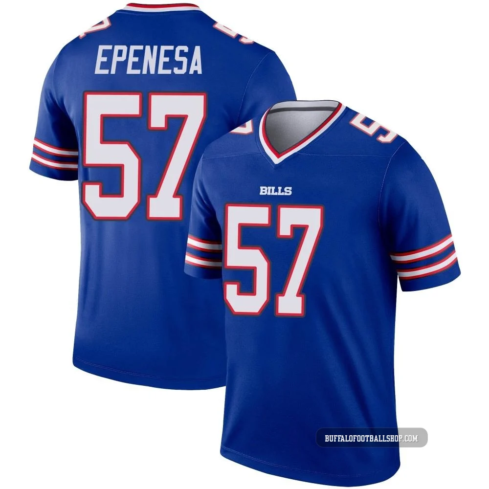 AJ Epenesa ＃57 Buffalo Bills Legend Royal Youth Jersey