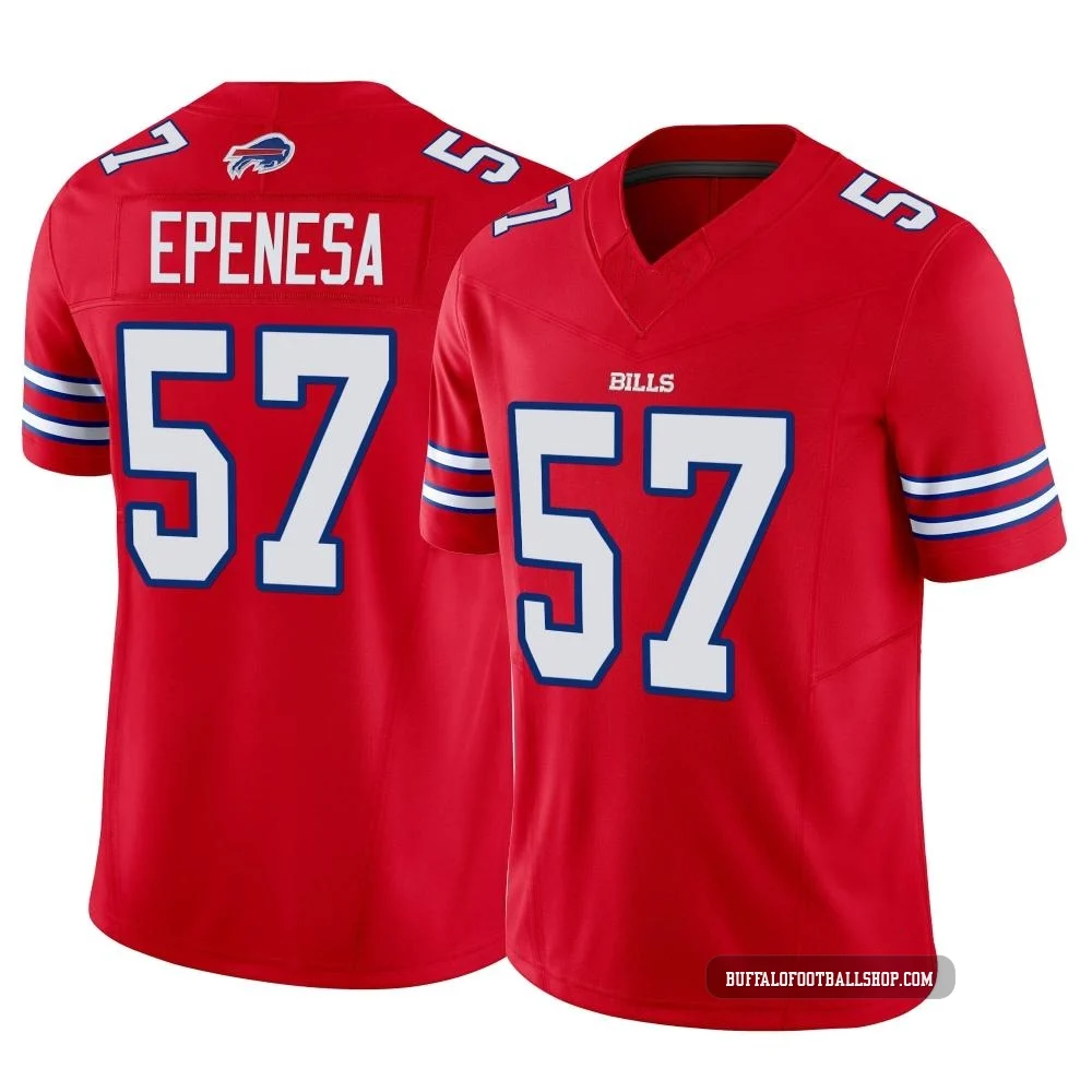 AJ Epenesa ＃57 Buffalo Bills Limited Red Youth Vapor F.U.S.E. Jersey