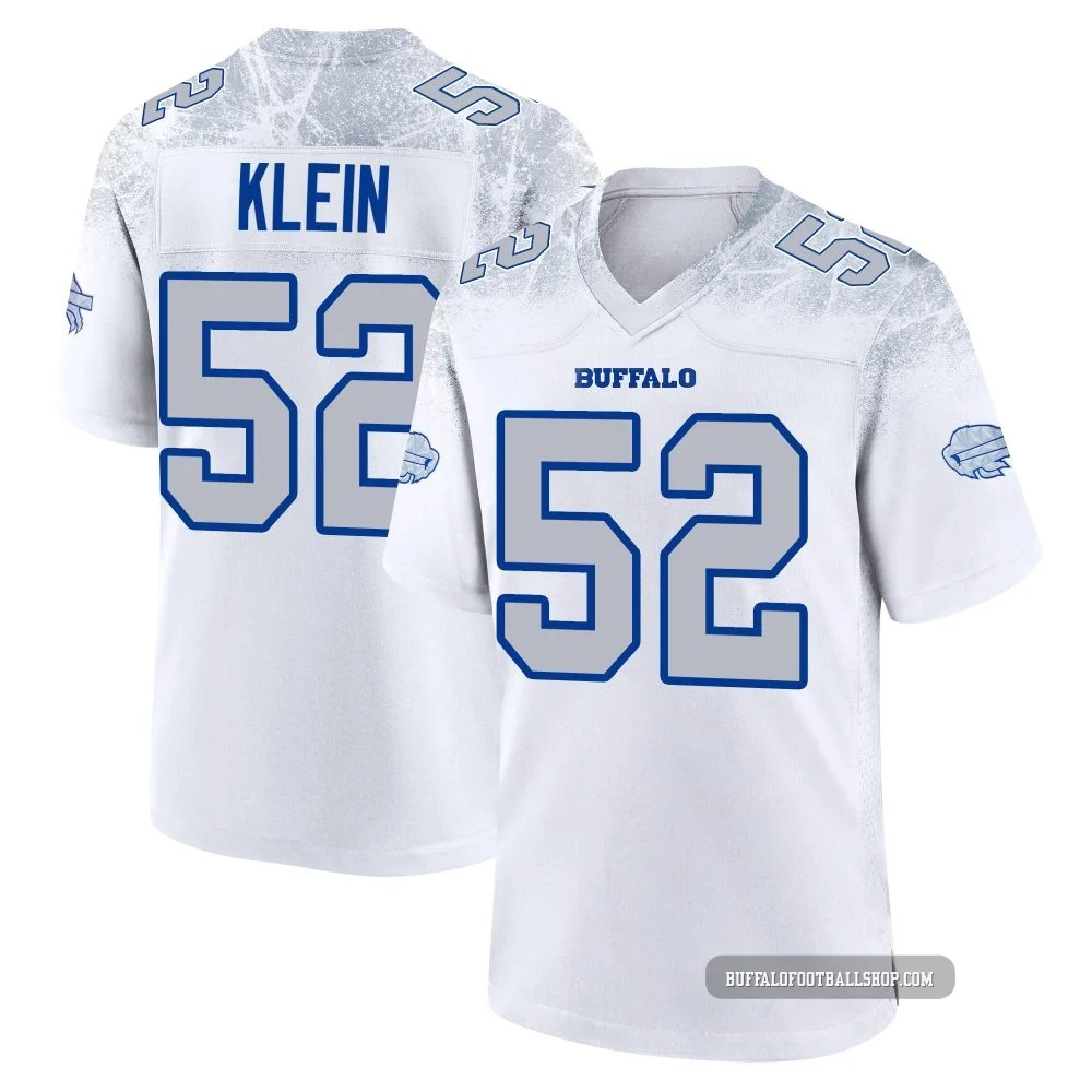 A.J. Klein ＃52 Buffalo Bills Game White Men's 2025 Rivalries Collection Jersey