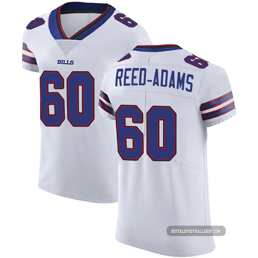 Ar'maj Reed-Adams ＃60 Buffalo Bills Elite White Men's Vapor Untouchable Jersey