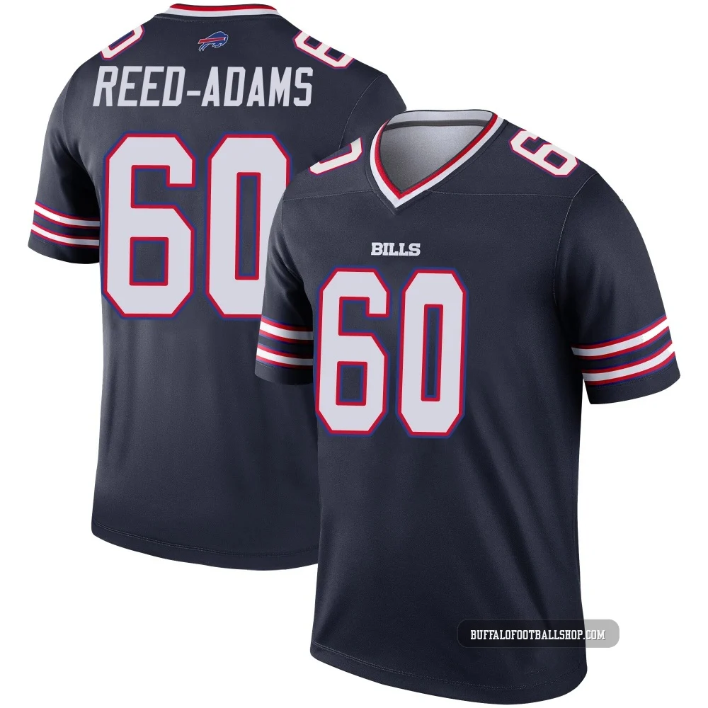 Ar'maj Reed-Adams ＃60 Buffalo Bills Legend Navy Youth Inverted Jersey