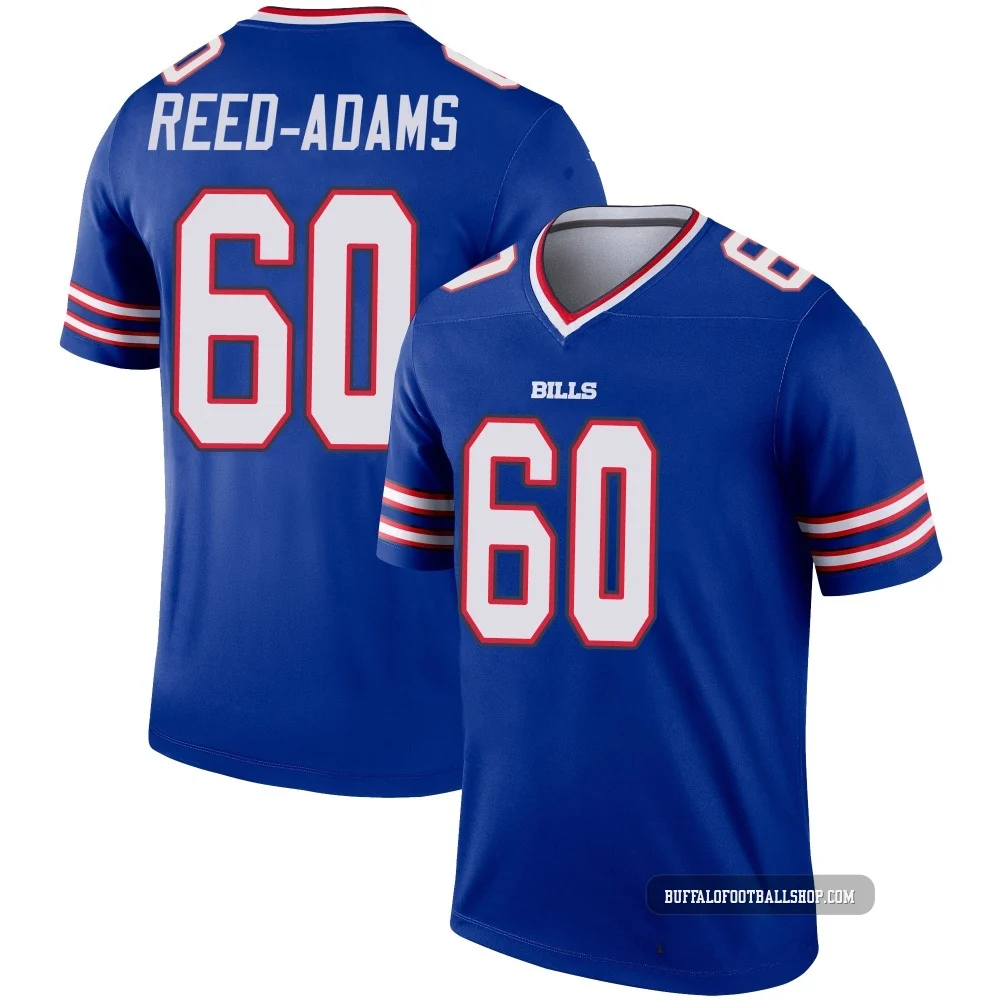 Ar'maj Reed-Adams ＃60 Buffalo Bills Legend Royal Men's Jersey