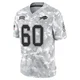 Ar'maj Reed-Adams ＃60 Buffalo Bills Limited Arctic Camo Youth 2024 Salute to Service Jersey