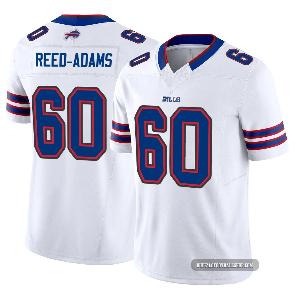 Ar'maj Reed-Adams ＃60 Buffalo Bills Limited White Men's Vapor F.U.S.E. Jersey