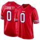 Austin Corbett ＃0 Buffalo Bills Game Red Youth Alternate Jersey