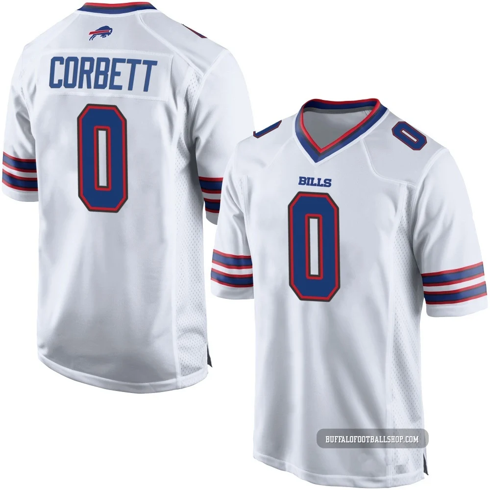 Austin Corbett ＃0 Buffalo Bills Game White Youth Jersey