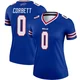 Austin Corbett ＃0 Buffalo Bills Legend Royal Women's Jersey
