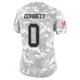 Austin Corbett ＃0 Buffalo Bills Limited Arctic Camo Women's 2024 Salute to Service Jersey