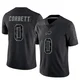 Austin Corbett ＃0 Buffalo Bills Limited Black Men's Reflective Jersey