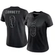 Austin Corbett ＃0 Buffalo Bills Limited Black Women's Reflective Jersey