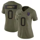 Austin Corbett ＃0 Buffalo Bills Limited Olive Women's 2025 Salute to Service Jersey