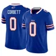Austin Corbett ＃0 Buffalo Bills Limited Royal Men's Vapor F.U.S.E. Jersey