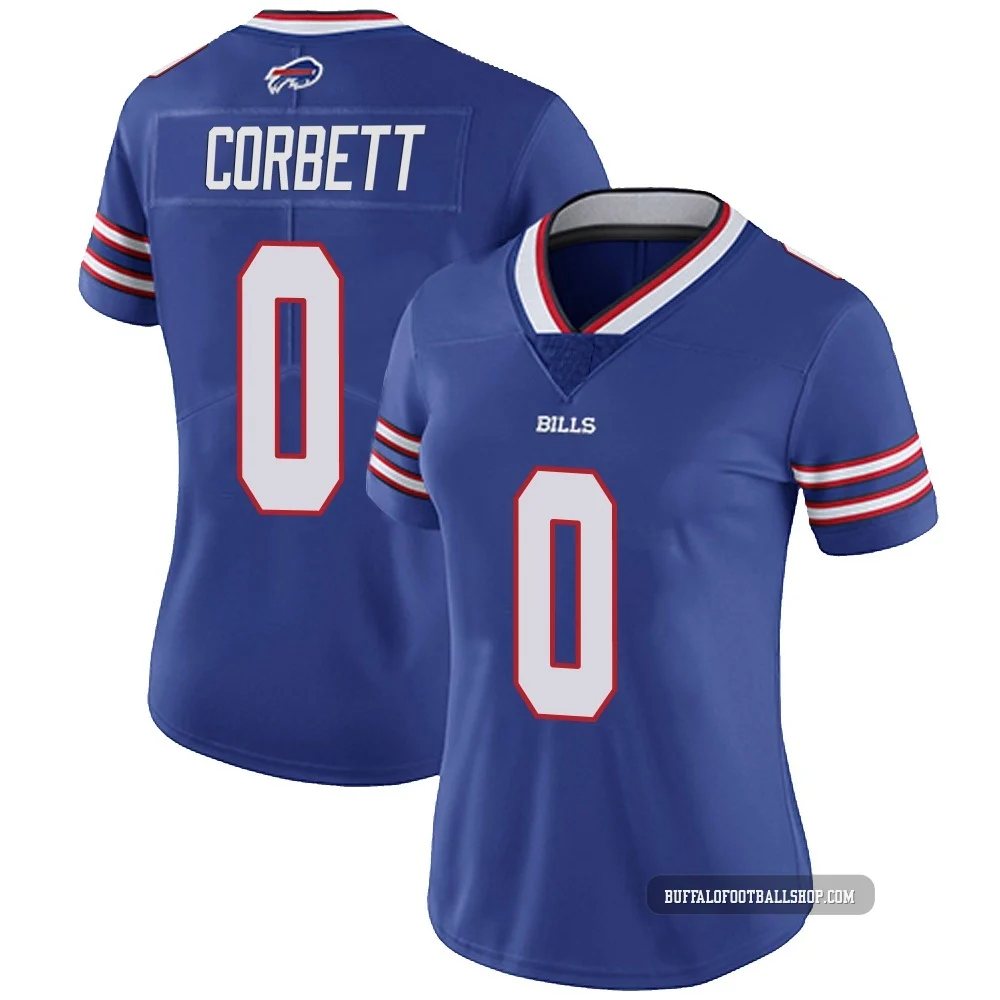 Austin Corbett ＃0 Buffalo Bills Limited Royal Women's Team Color Vapor Untouchable Jersey
