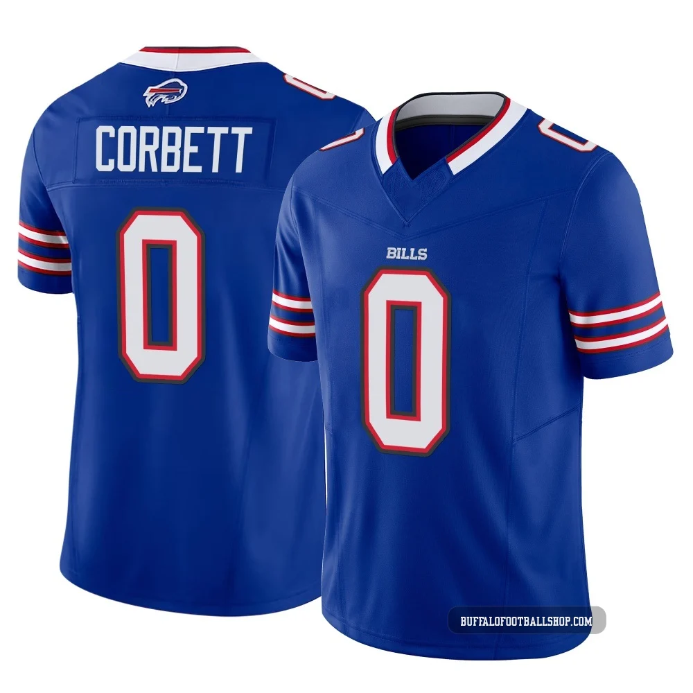 Austin Corbett ＃0 Buffalo Bills Limited Royal Youth Vapor F.U.S.E. Jersey