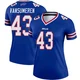 Ben VanSumeren ＃43 Buffalo Bills Legend Royal Women's Jersey