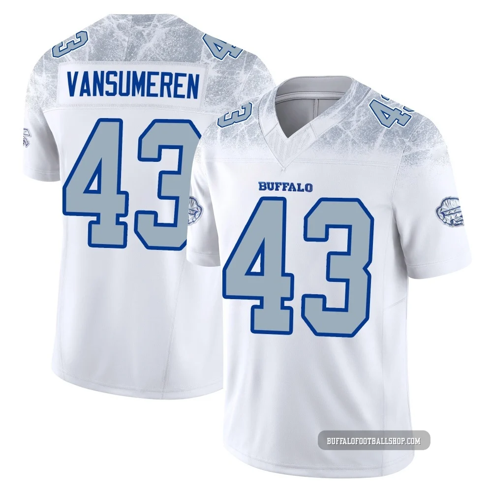 Ben VanSumeren ＃43 Buffalo Bills Limited White Youth 2025 Rivalries Collection Jersey