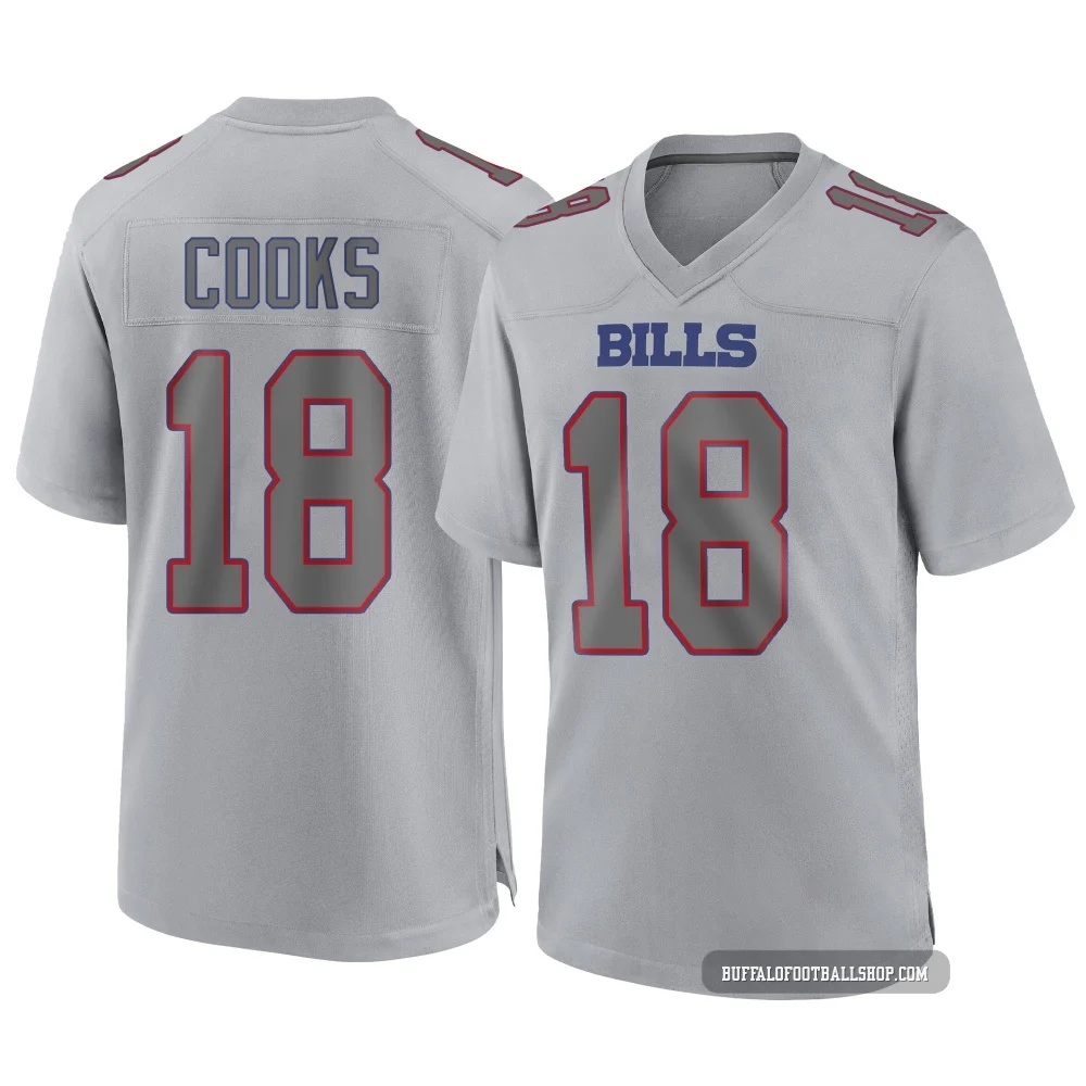 Brandin Cooks ＃18 Buffalo Bills Game Gray Youth Atmosphere Fashion Jersey