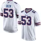 Branson Deen ＃53 Buffalo Bills Game White Youth Jersey