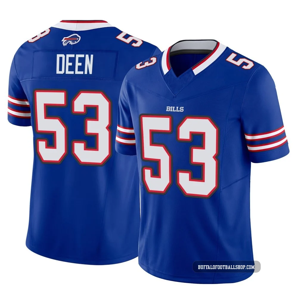 Branson Deen ＃53 Buffalo Bills Limited Royal Youth Vapor F.U.S.E. Jersey
