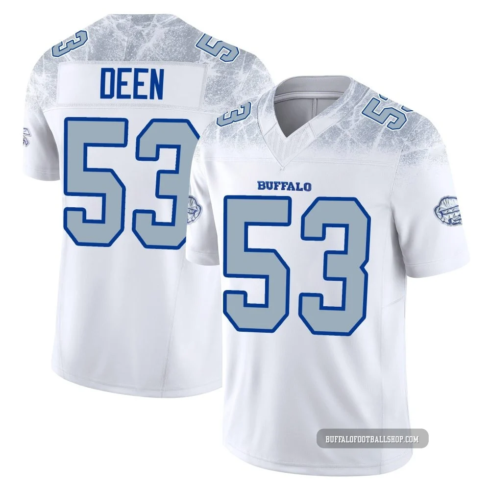 Branson Deen ＃53 Buffalo Bills Limited White Men's 2025 Rivalries Collection Jersey