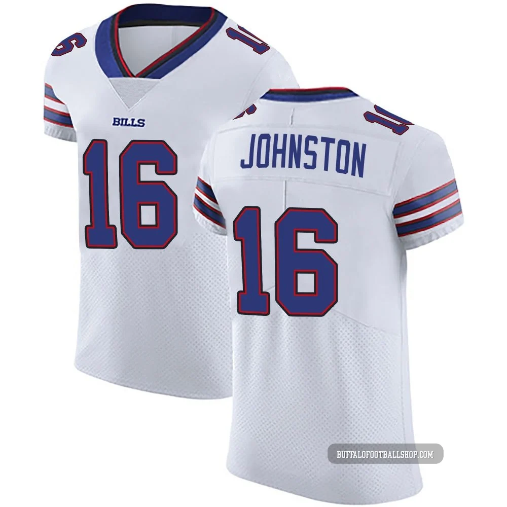 Cameron Johnston ＃16 Buffalo Bills Elite White Men's Vapor Untouchable Jersey