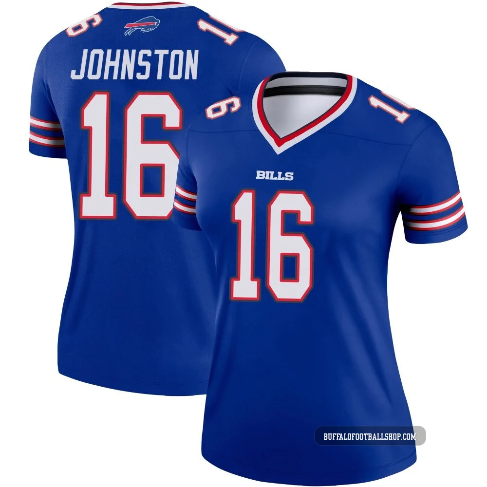 Cameron Johnston ＃16 Buffalo Bills Legend Royal Women's Jersey