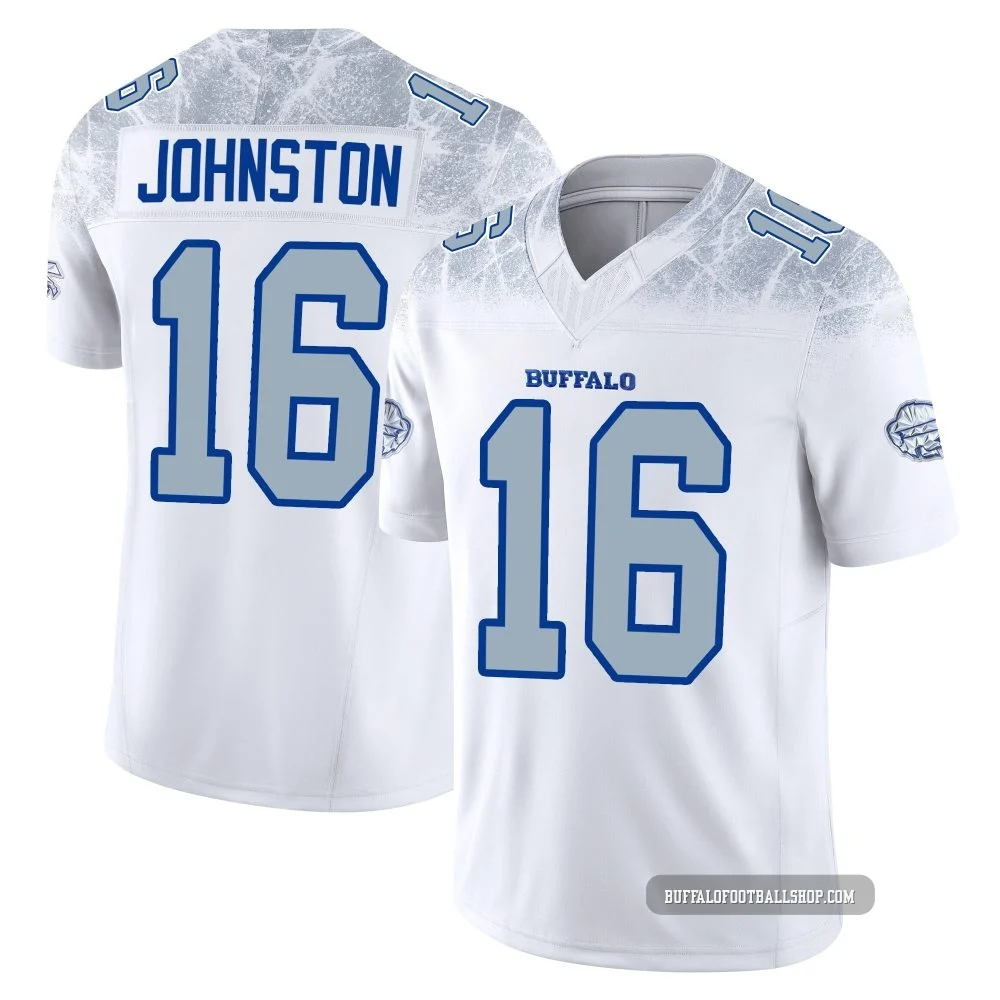 Cameron Johnston ＃16 Buffalo Bills Limited White Men's 2025 Rivalries Collection Jersey