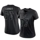 Chase Lundt ＃77 Buffalo Bills Limited Black Women's Reflective Jersey
