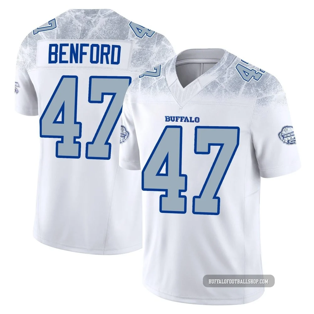 Christian Benford ＃47 Buffalo Bills Limited White Men's 2025 Rivalries Collection Jersey