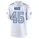 Christian Wade ＃45 Buffalo Bills Game White Men's 2025 Rivalries Collection Jersey
