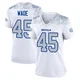 Christian Wade ＃45 Buffalo Bills Game White Women's 2025 Rivalries Collection Jersey