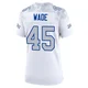 Christian Wade ＃45 Buffalo Bills Game White Women's 2025 Rivalries Collection Jersey