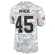 Christian Wade ＃45 Buffalo Bills Limited Arctic Camo Men's 2024 Salute to Service Jersey