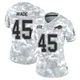 Christian Wade ＃45 Buffalo Bills Limited Arctic Camo Women's 2024 Salute to Service Jersey