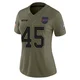 Christian Wade ＃45 Buffalo Bills Limited Olive Women's 2025 Salute to Service Jersey