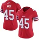 Christian Wade ＃45 Buffalo Bills Limited Red Women's Color Rush Vapor Untouchable Jersey