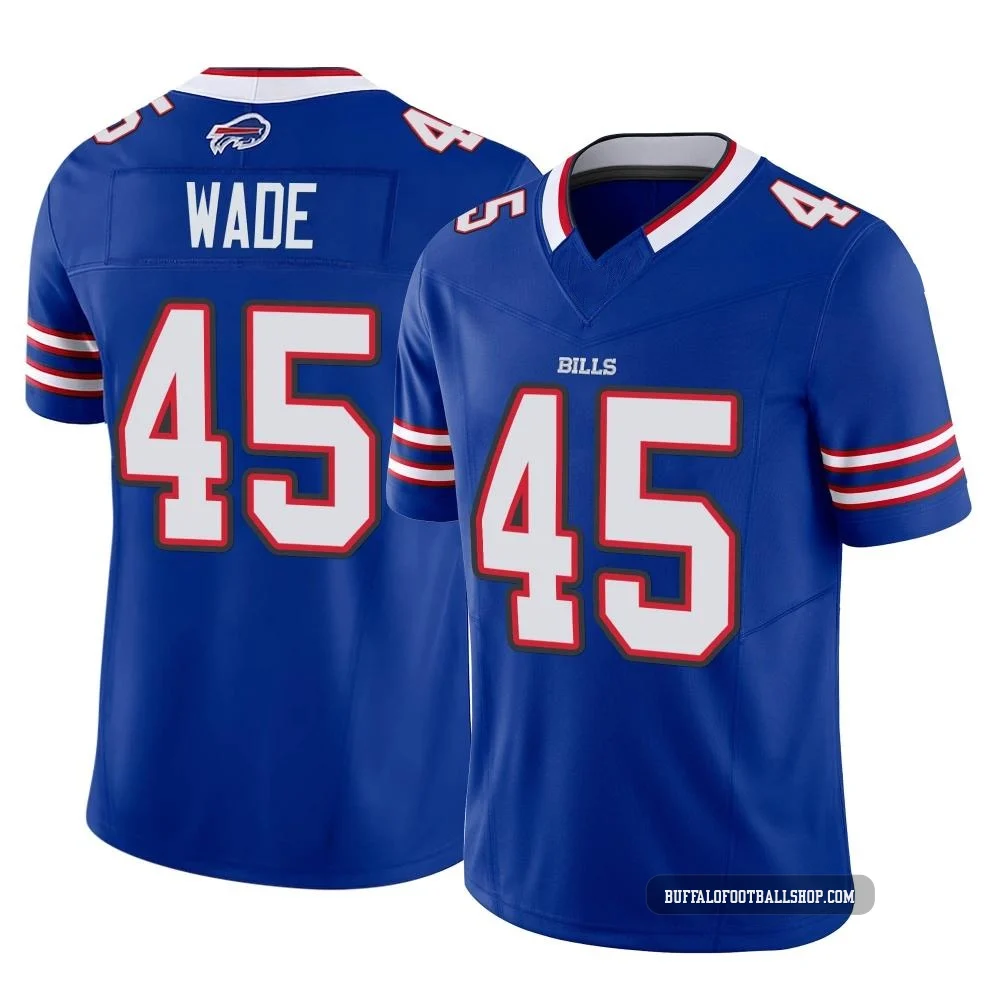 Christian Wade ＃45 Buffalo Bills Limited Royal Men's Vapor F.U.S.E. Jersey