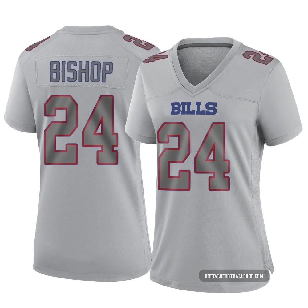 Cole Bishop ＃24 Buffalo Bills Game Gray Women's Atmosphere Fashion Jersey