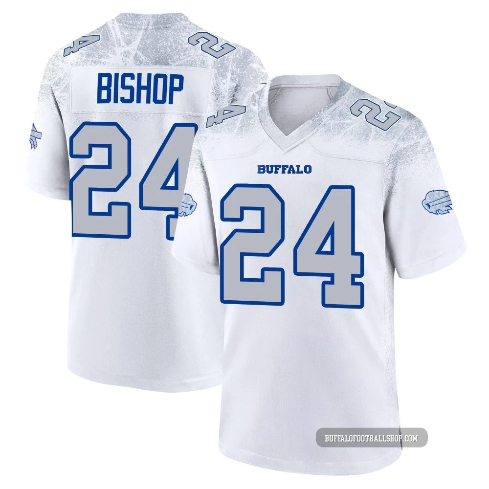Cole Bishop ＃24 Buffalo Bills Game White Youth 2025 Rivalries Collection Jersey