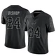 Cole Bishop ＃24 Buffalo Bills Limited Black Men's Reflective Jersey