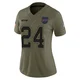Cole Bishop ＃24 Buffalo Bills Limited Olive Women's 2025 Salute to Service Jersey