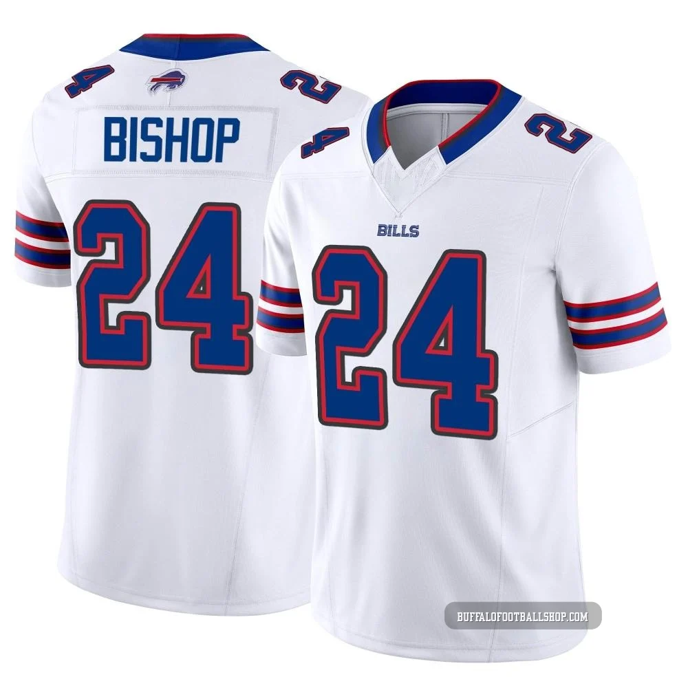 Cole Bishop ＃24 Buffalo Bills Limited White Men's Vapor F.U.S.E. Jersey