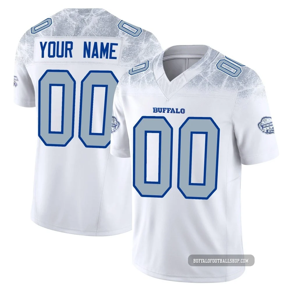 Custom ＃00 Buffalo Bills Limited White Men's 2025 Rivalries Collection Jersey