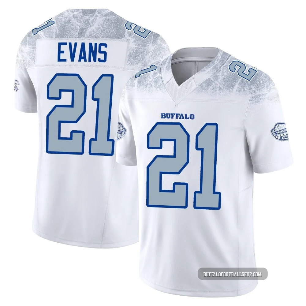Darrynton Evans ＃21 Buffalo Bills Limited White Youth 2025 Rivalries Collection Jersey