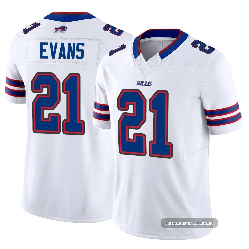 Darrynton Evans ＃21 Buffalo Bills Limited White Youth Vapor F.U.S.E. Jersey