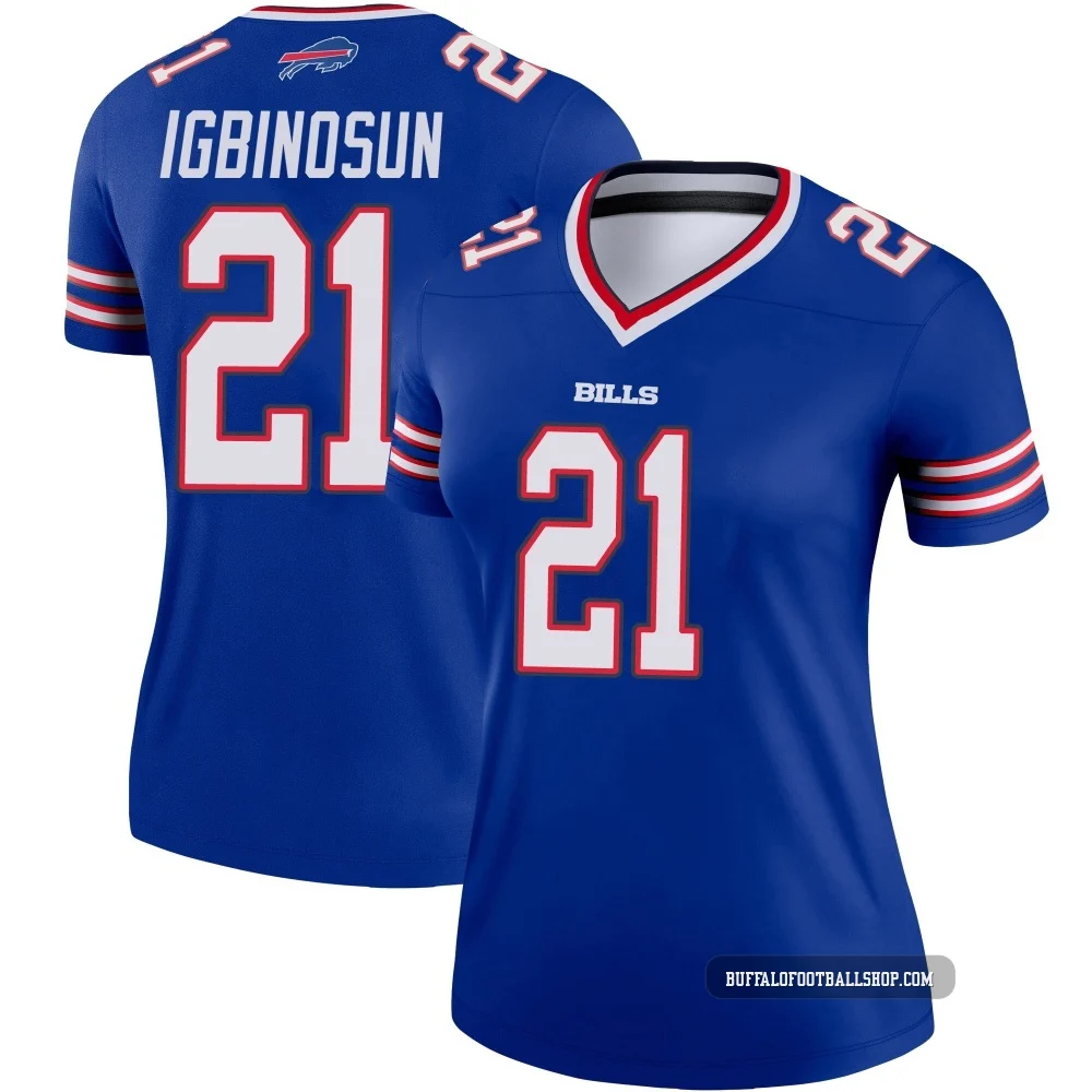 Davison Igbinosun ＃21 Buffalo Bills Legend Royal Women's Jersey